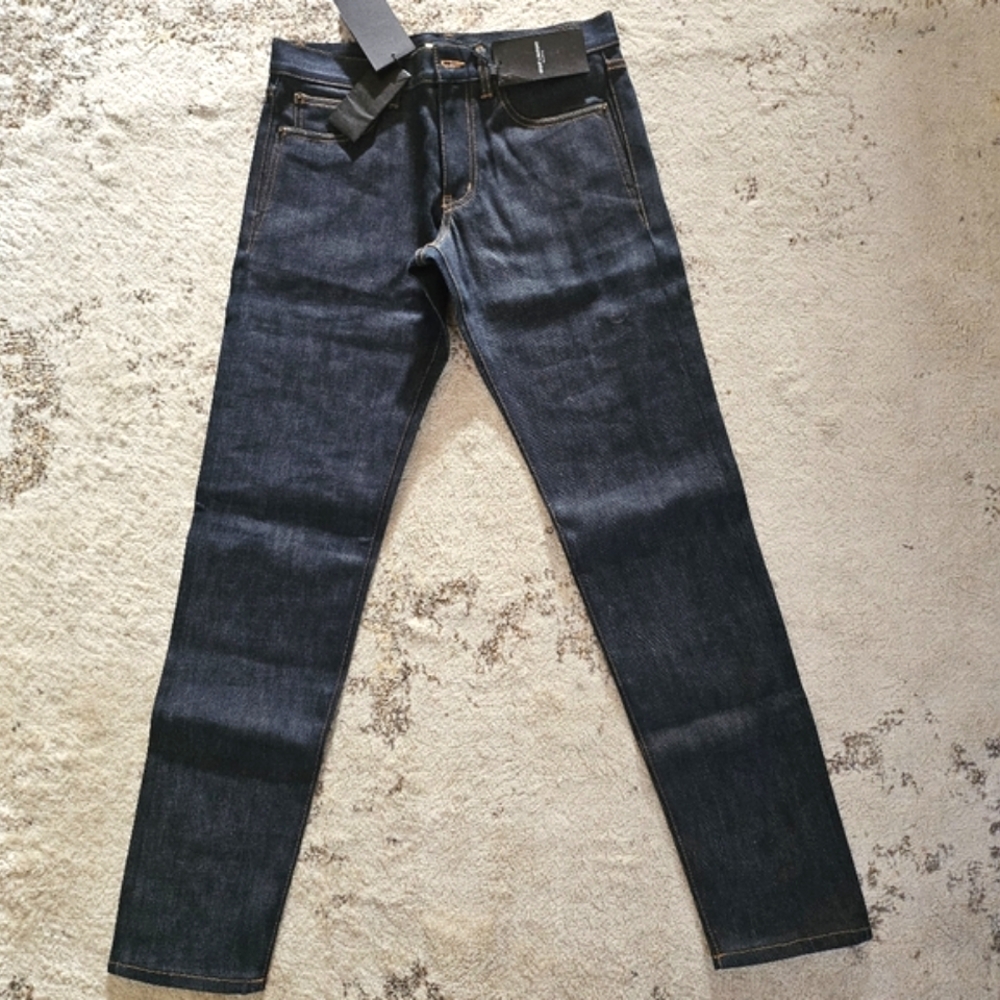 Saint Laurent Dark Blue Boyfriend Jeans